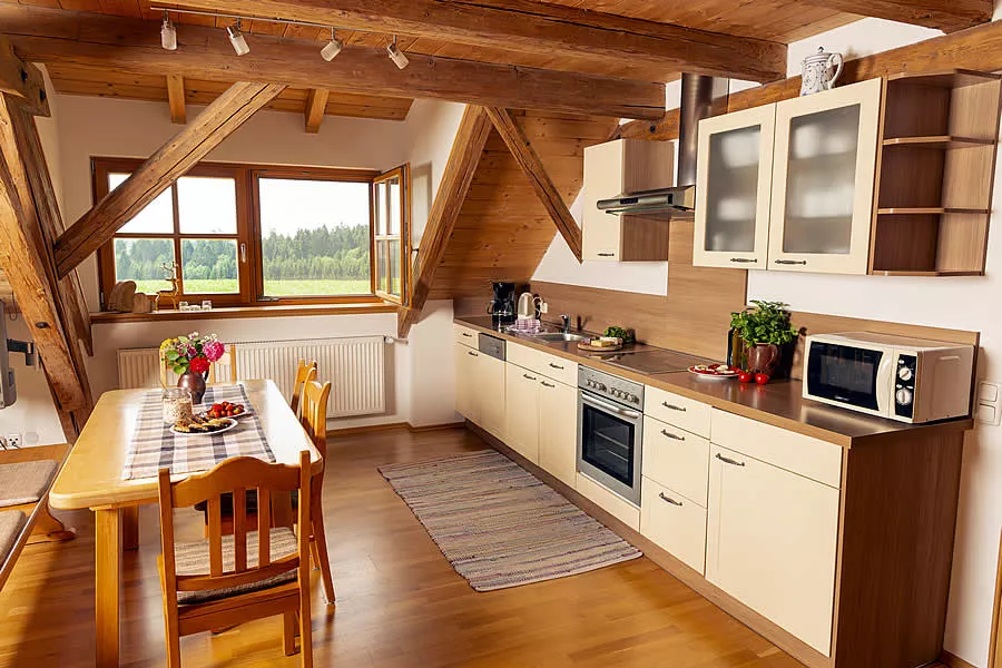 Küche Ferienwohnung Studio Panorama