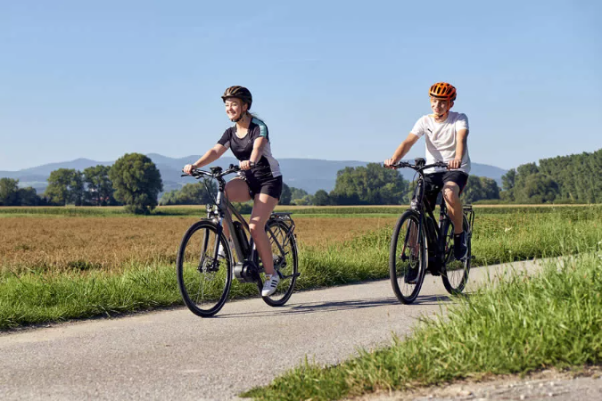 gut ausgebaute Fahrradwege im Bayerwald